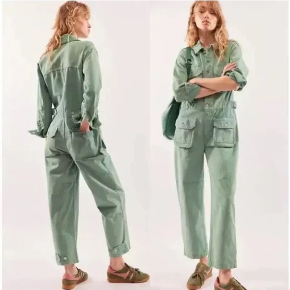 Utility Green Jumpsuit